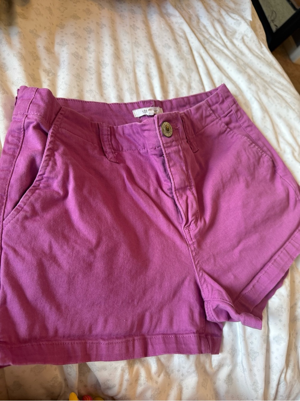 STS purple Magenta Casual Cotton Bermudas